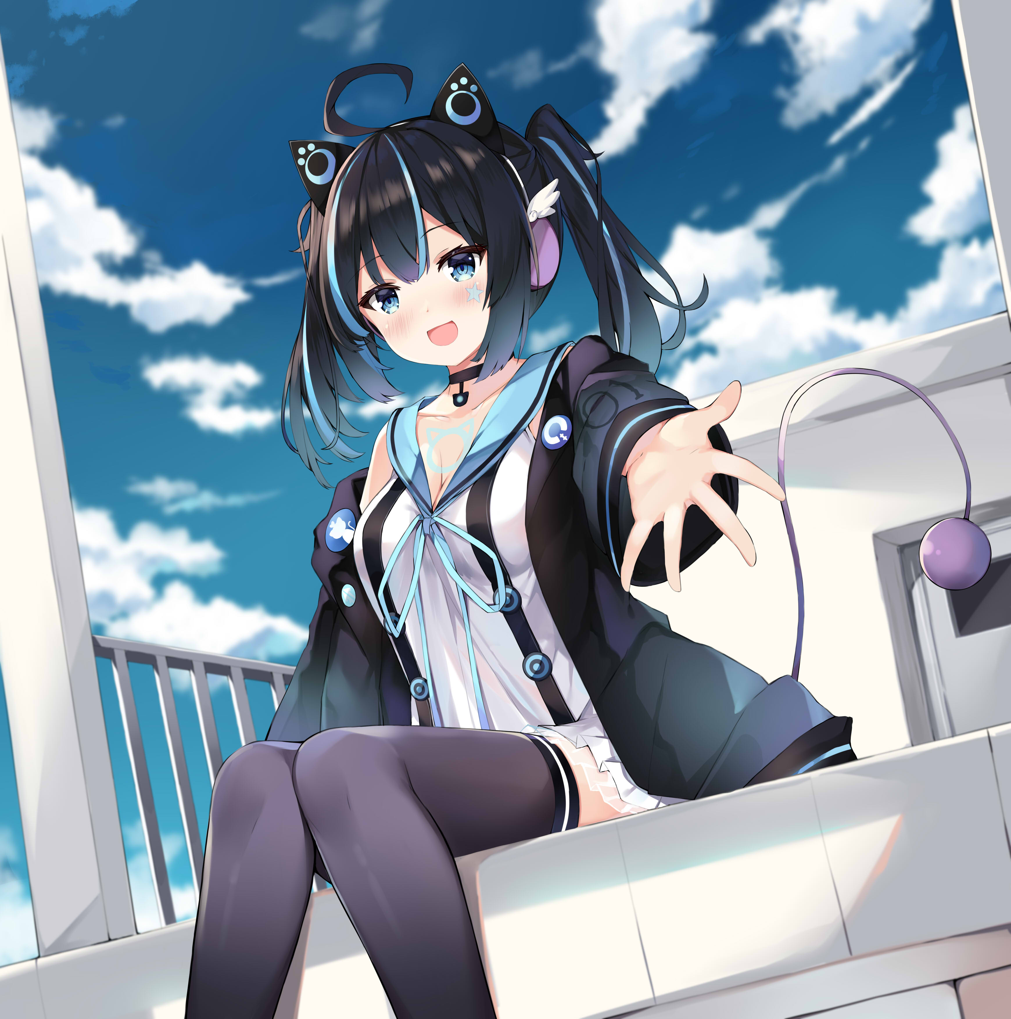 Cyan Nyan | The Hacker Neko VTuber